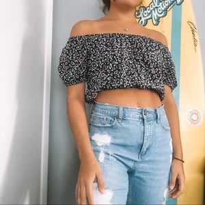 Garage Floral Crop Top